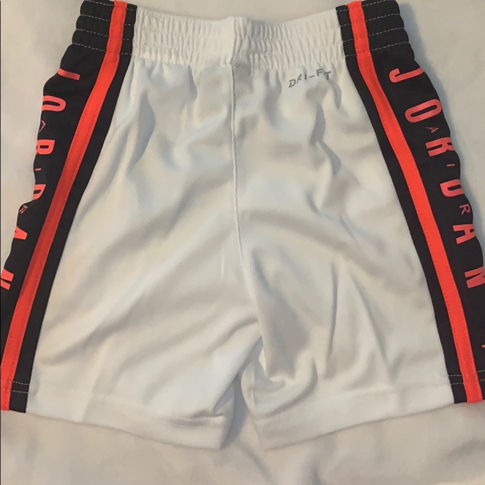 [ Air Jordan ] White Gym Shorts Dri-Fit NWT 3T - Picture 6 of 6